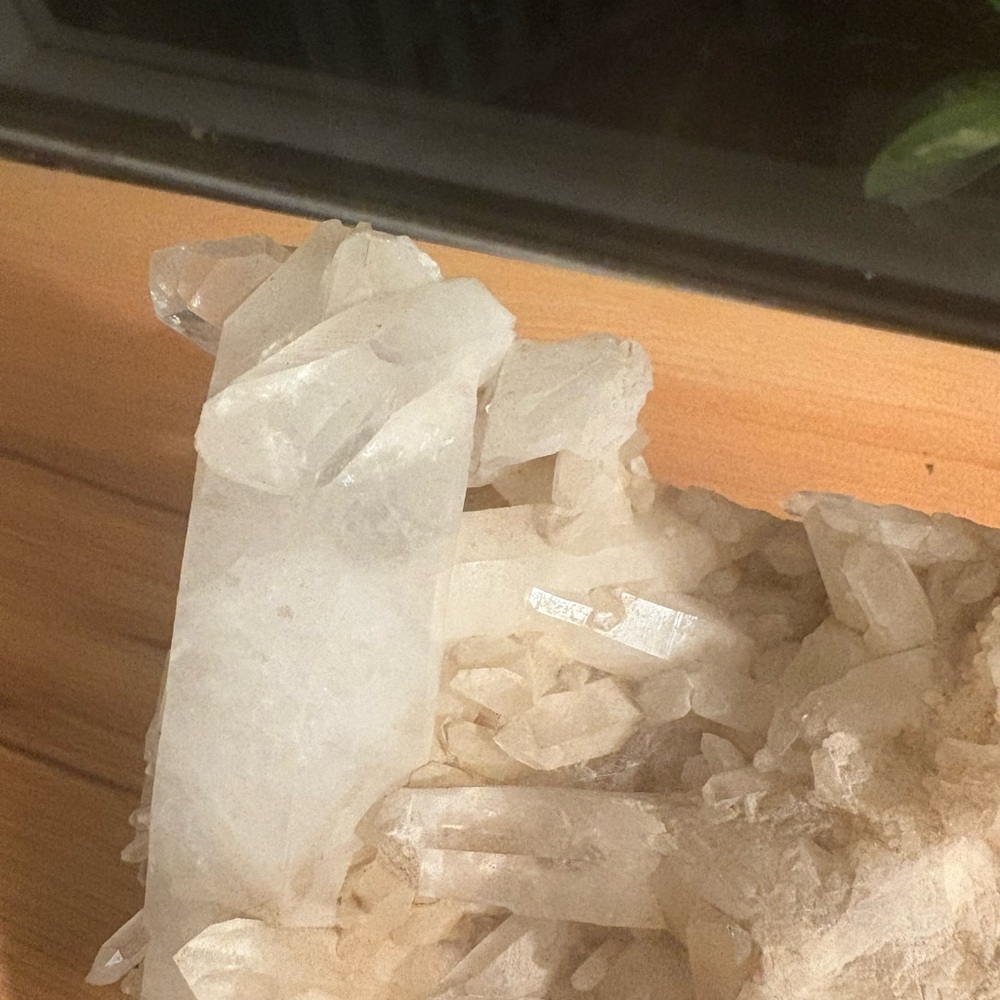 Natural Quartz Crystal Cluster - Picture 2 of 9